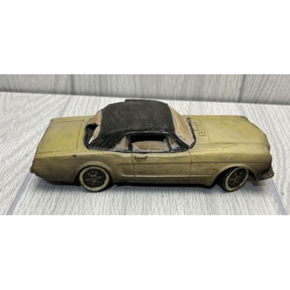 Popular Imports 1964 Ford Mustang Convertible Resin Barn Find Sculpture